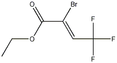 (Z)-2-溴-4,4,4-三氟丁烯酸乙酯结构式