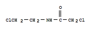 2-chloro-N-(2-chloroethyl)acetamide结构式