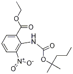 Structure of 2-[1,1-dimethyl ethyl ethoxy carbonyl]amino-3-nitro benzoic acid ethyl ester