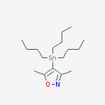 Structure of 3,5-DIMETHYL-4-(TRIBUTYLSTANNYL)ISOXAZOLE