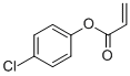 4-CHLOROPHENYL ACRYLATE结构式