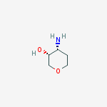 cis-4-AMinotetrahydropyran-3-ol结构式