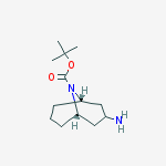 Tert-butyl (1s,5r)-3-amino-9-azabicyclo[3.3.1]nonane-9-carboxylate结构式