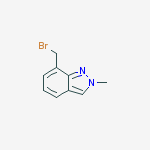 7-Bromomethyl-2-methylindazole结构式