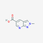 2-methylpyrazolo[3,4-b]pyridine-5-carboxylic Acid结构式