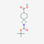 2-[(2-methylpropan-2-yl)oxycarbonyl]-2-azaspiro[3.5]nonane-7-carboxylic Acid结构式