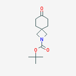 tert-Butyl 7-oxo-2-azaspiro[3.5]nonane-2-carboxylate结构式