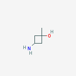 trans-3-Amino-1-methylcyclobutanol结构式