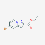 Ethyl 5-bromopyrazolo[1,5-a]pyridine-2-carboxylate结构式
