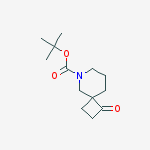 Structure of Tert-butyl 3-oxo-6-azaspiro[3.5]nonane-6-carboxylate
