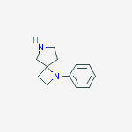 1-phenyl-1,7-diazaspiro[3.4]octane结构式
