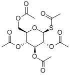Structure of 1-thio-beta-D-glucose pentaacetate