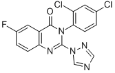 Structure of FLUQUINCONAZOLE