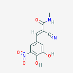 (e)-2-cyano-3-(3,4-dihydroxy-5-nitrophenyl)-n-methylprop-2-enamide结构式