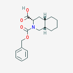 Structure of (3S,4AS,8AS)-2-CARBOBENZYLOXY-DECAHYDRO-3-ISOQUINOLINECARBOXYLIC ACID