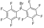 Structure of Di-(pentafluorophenyl)phosphinbromid