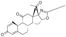Structure of 21-Deacetoxy 11-Oxodeflazacort