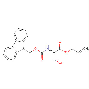 L-Serine, N-[(9H-fluoren-9-ylmethoxy)carbonyl]-, 2-propenyl ester结构式