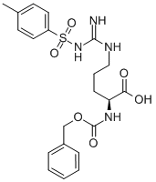 Structure of Z-ARG(TOS)-OH CHA