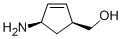 Structure of (1S-cis)-4-Amino-2-cyclopentene-1-methanol