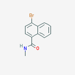 Structure of 4-Bromo-N-methylnaphthalene-1-carboxamide
