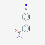 Structure of 3-(4-Cyanophenyl)-N,N-dimethylbenzamide