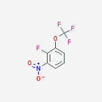 2-Fluoro-1-nitro-3-(trifluoromethoxy)benzene结构式