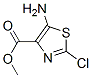 Structure of 4-THIAZOLECARBOXYLIC ACID 5-AMINO-2-CHLORO-,METHYL ESTER