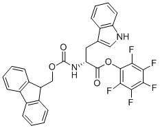 Structure of FMOC-D-TRP-OPFP