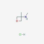 Structure of N,3-dimethyl-3-oxetanamine hydrochloride