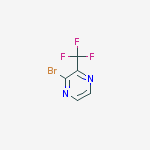 Structure of 3-BROMO-2-TRIFLUOROMETHYLPYRAZINE