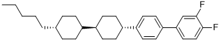 Structure of TRANS,TRANS-4-(4-PENTYLBICYCLOHEXYL-4-YL)-3,4-DIFLUOROBIPHENYL