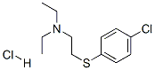 Structure of 2-(4-Chloro Phenylthio)-Triethylamine Hcl