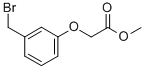 Structure of METHYL-(3-BROMOMETHYL)PHENOXYACETATE