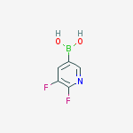 Structure of (5,6-Difluoropyridin-3-yl)boronic acid