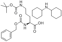 Structure of Z-ORN(BOC)-OH DCHA