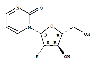 Structure of 2-arafluorozebularine