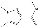 N,1,5-三甲基-1H-吡唑-3-甲酰胺结构式