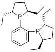 (-)-1,2-双((2R,5R)-2,5-二乙磷酰亚基)苯结构式