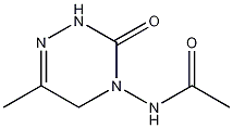 Structure of N-(6-methyl-3-oxo-2,5-dihydro-1,2,4-triazin-4-yl)acetamide