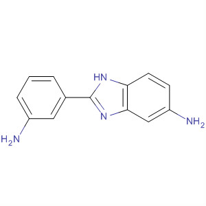 Structure of 1H-Benzimidazol-5-amine, 2-(3-aminophenyl)-