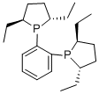 Structure of (+)-1,2-BIS[(2S,5S)-2,5-DIETHYLPHOSPHOLANO]BENZENE