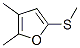 Furan, 2-methyl-5-(methylthio)methyl-结构式