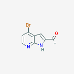 Structure of 4-Bromo-7-azaindole-2-carbaldehyde
