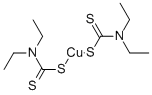 Structure of DIETHYLDITHIOCARBAMIC ACID COPPER SALT