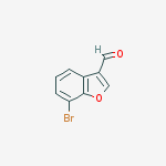 Structure of 7-bromobenzofuran-3-carbaldehyde