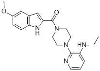 Structure of atevirdine
