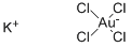 Structure of Potassium tetrachloroaurate