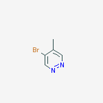 Structure of 4-bromo-5-methylpyridazine