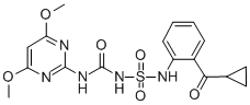 Chemical structure of CYCLOSULFAMURON